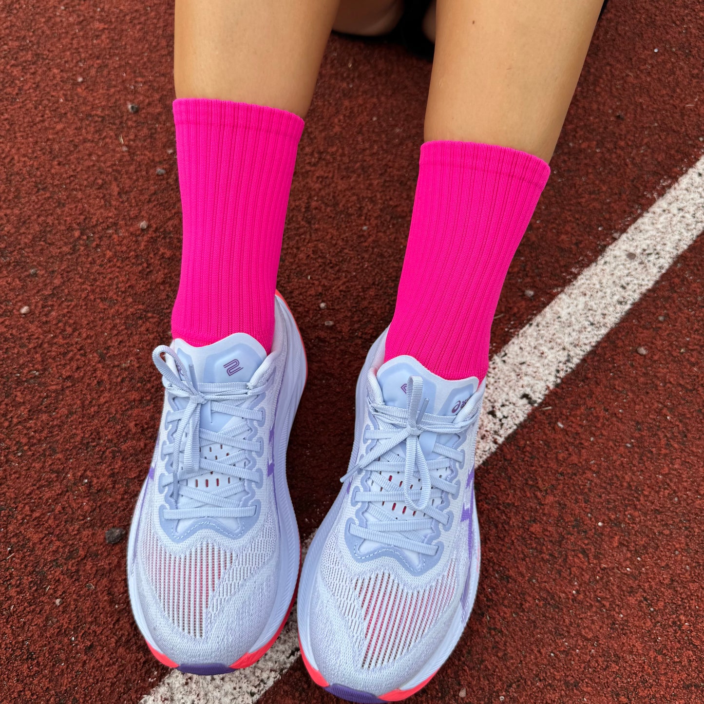 Cushioned Everyday Running Socks - Pink