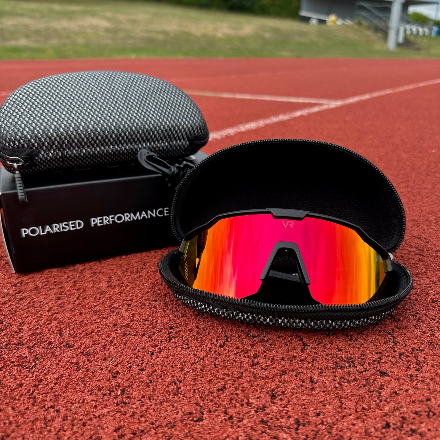 Stride Polarised Sunglasses - Solar Red