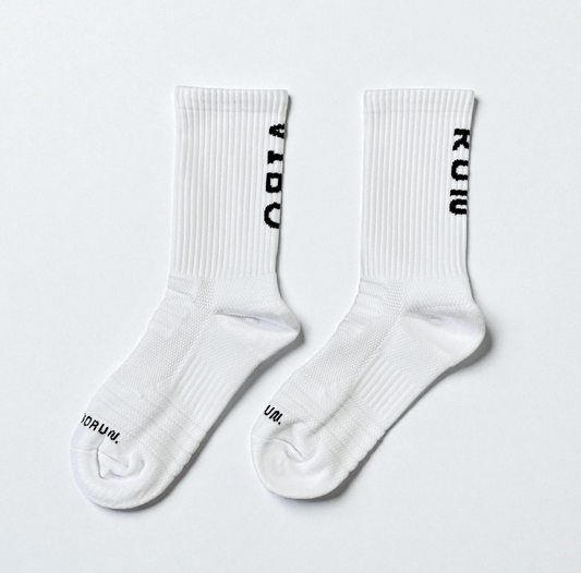 Cushioned Everyday Running Socks - White