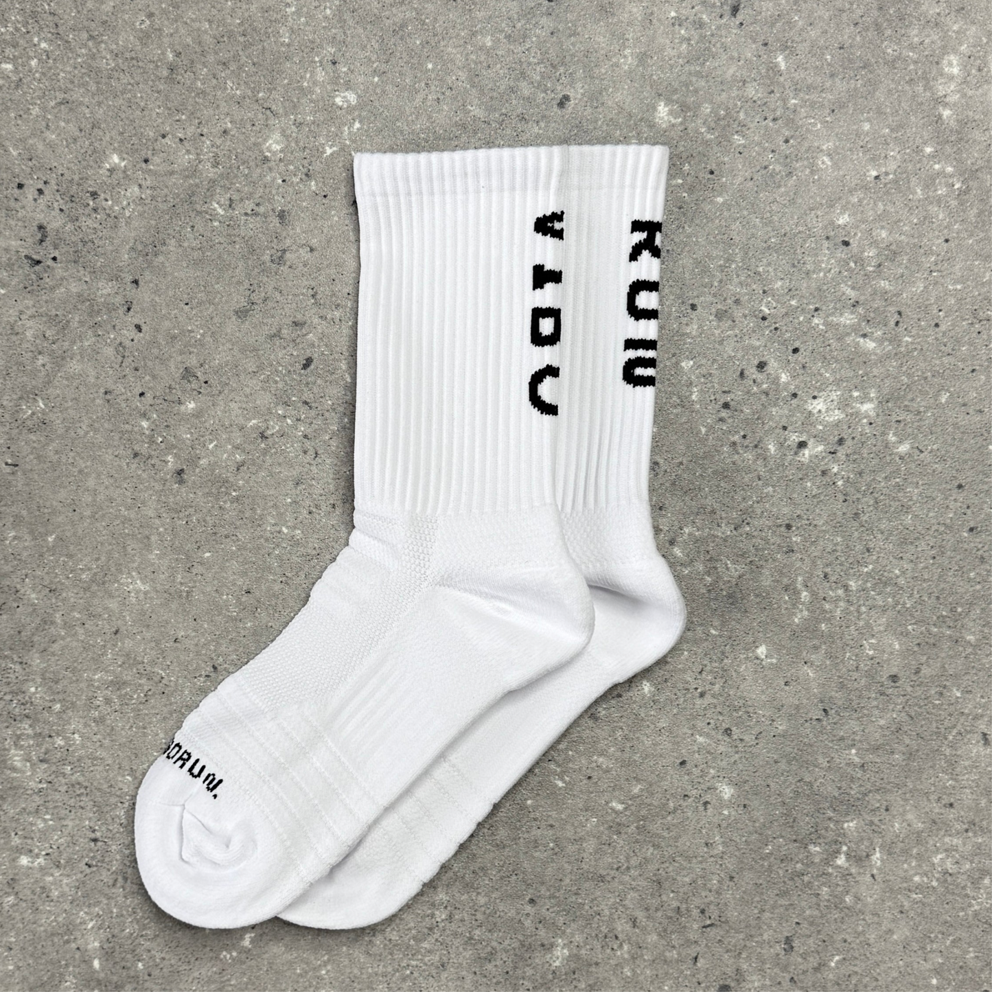 Cushioned Everyday Running Socks - White