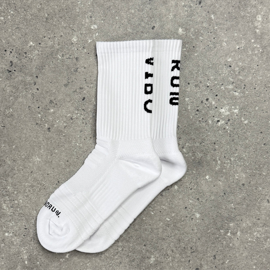 Cushioned Everyday Running Socks - White