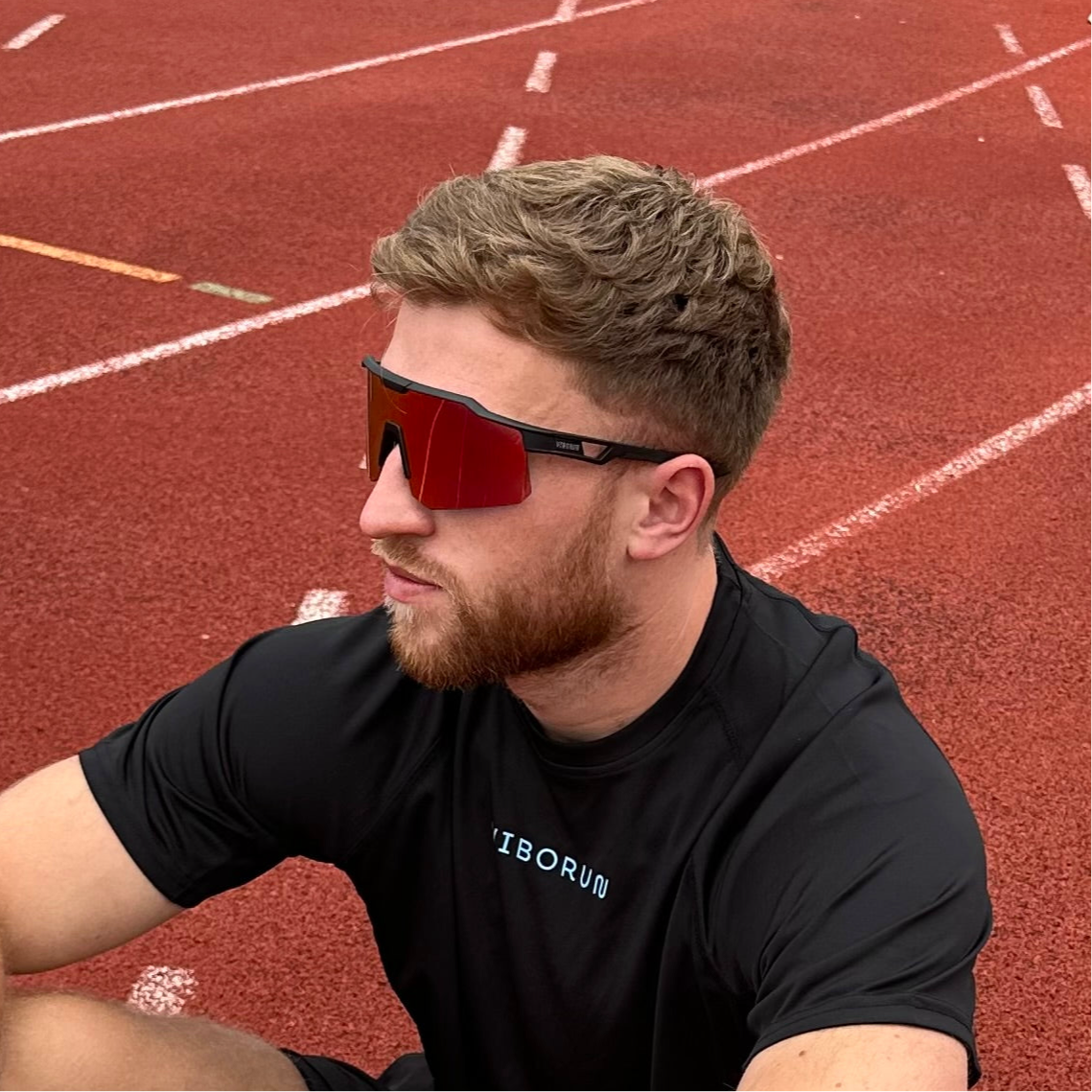 Stride Polarised Sunglasses - Solar Red