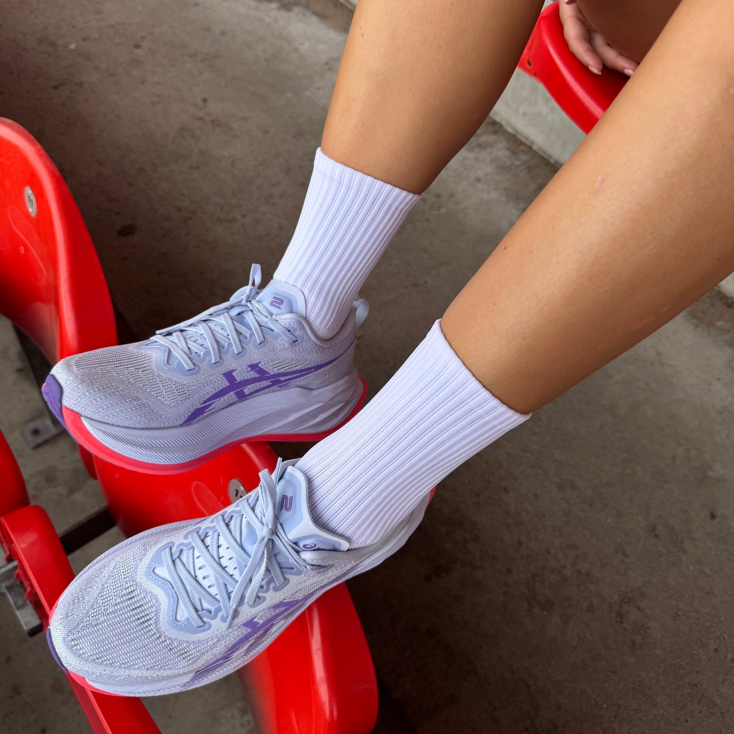 Cushioned Everyday Running Socks - White