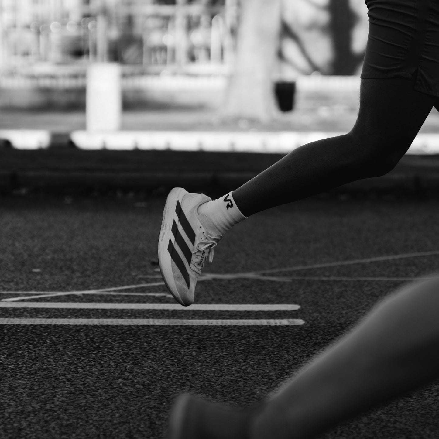 Aero Running Socks - White (2-Pack)