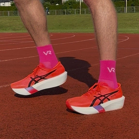 Race Running Socks - Hot Pink (2-Pack)