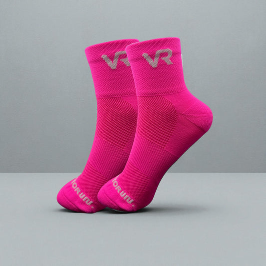 Aero Running Socks - Hot Pink (2-Pack)