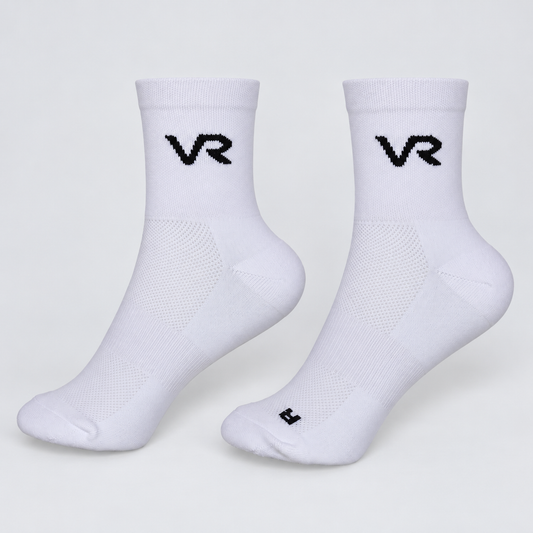Race Running Socks - White (2-Pack)