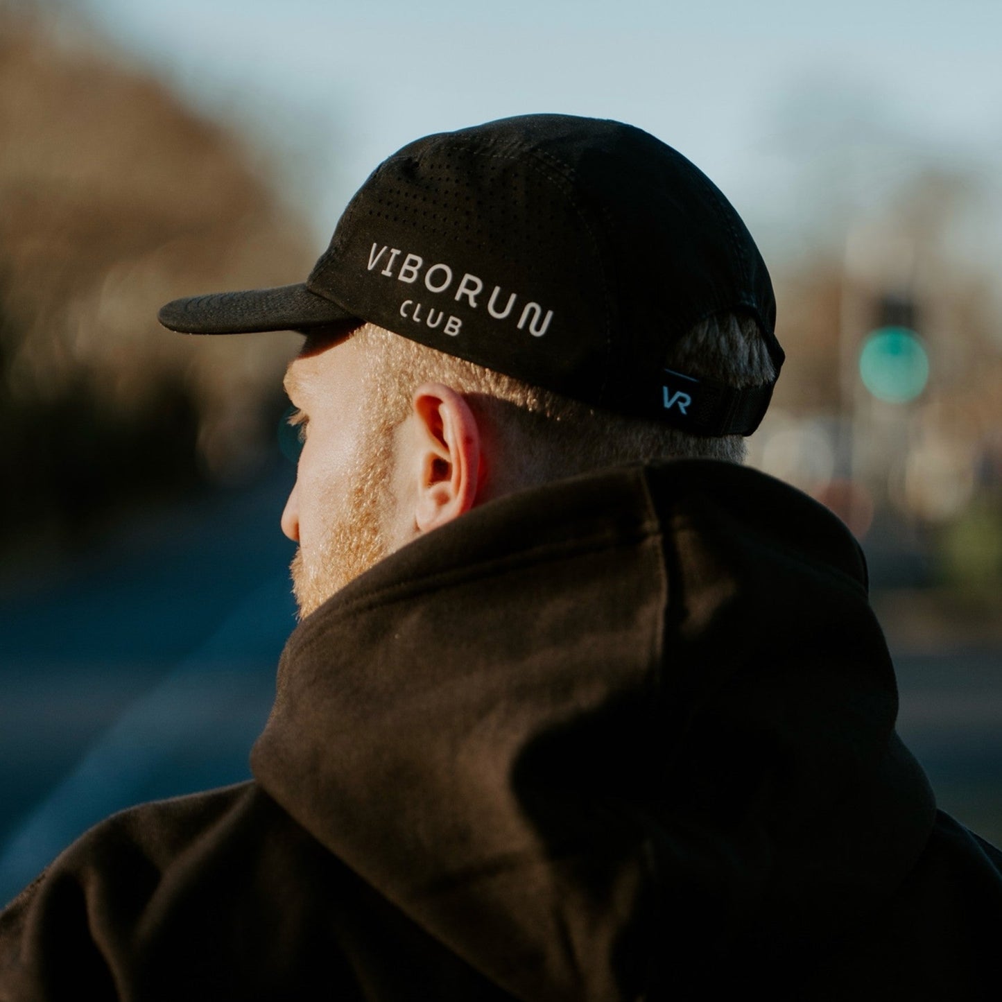 VIBORUN CLUB Edge Running Cap - Black